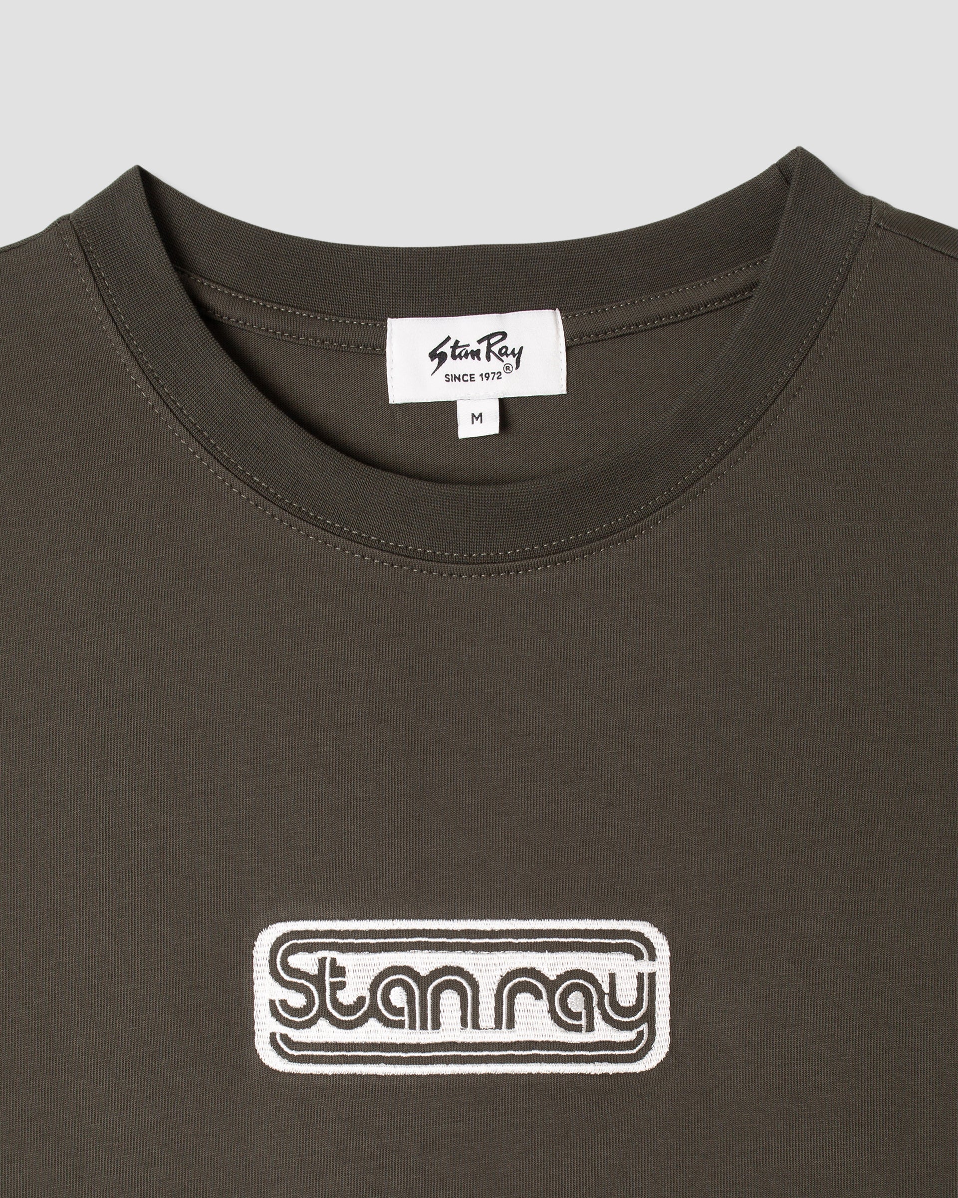 Moto Emb Tee (verwaschenes Schwarz)
