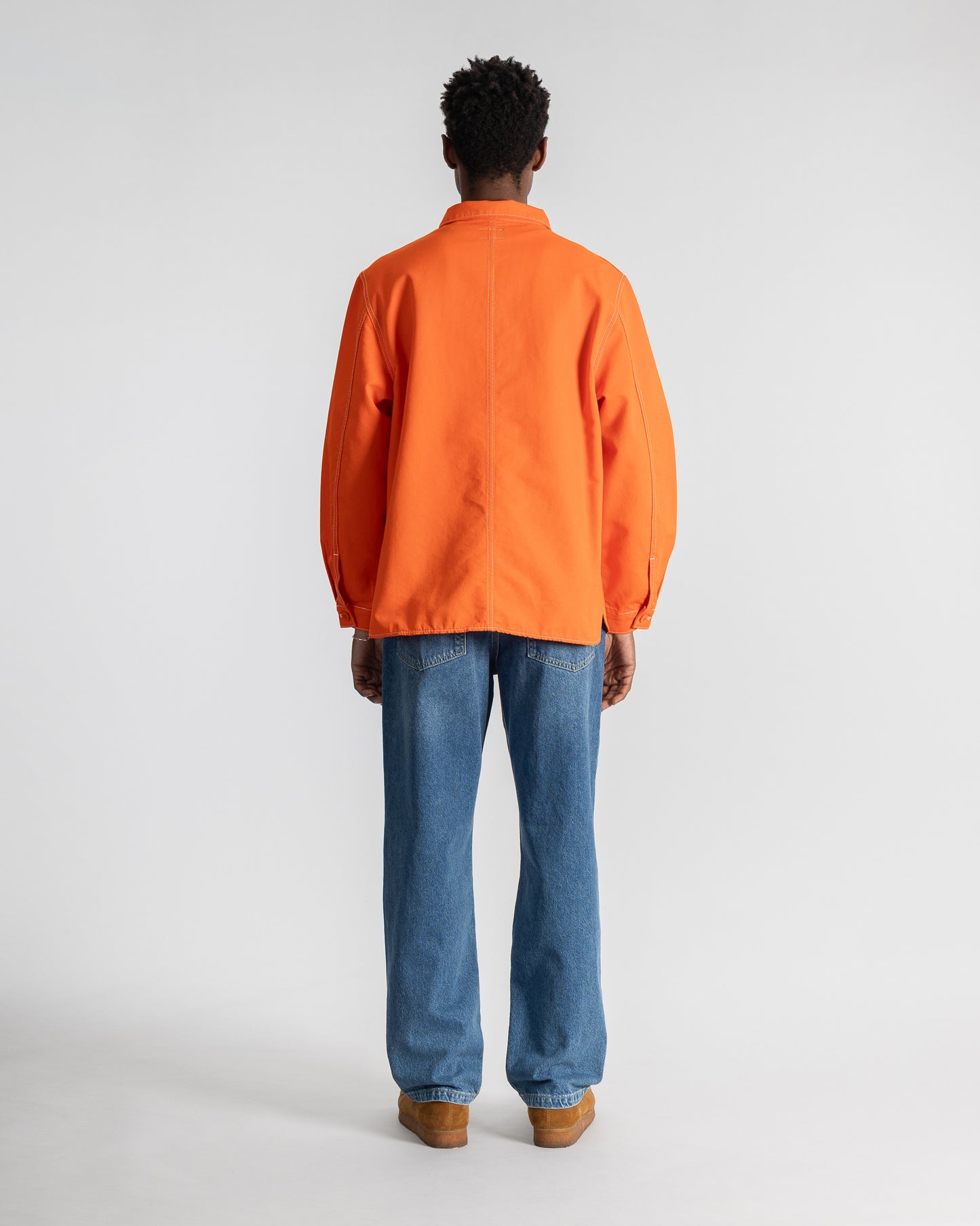 Painters Pop Over Shirt (Faded Red Bedford)