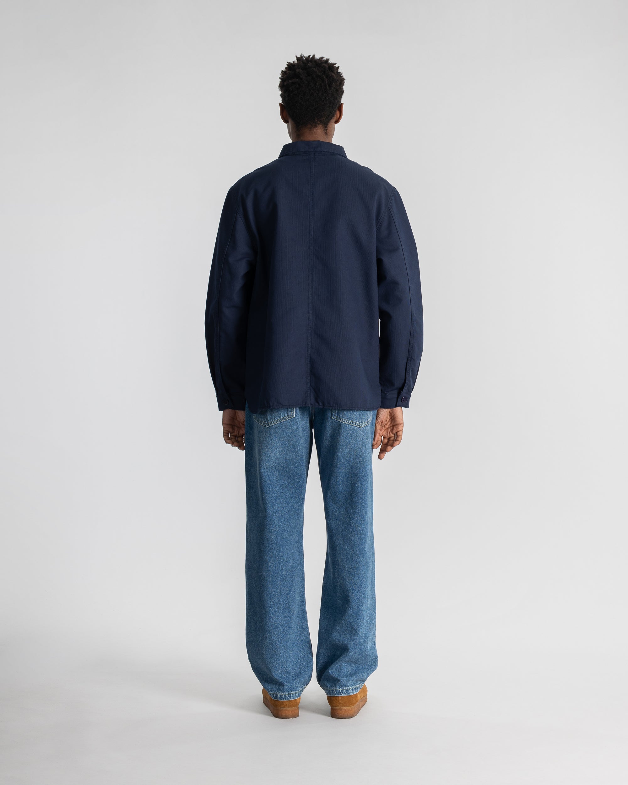 Painters Pop Over Shirt (Navy Bedford)