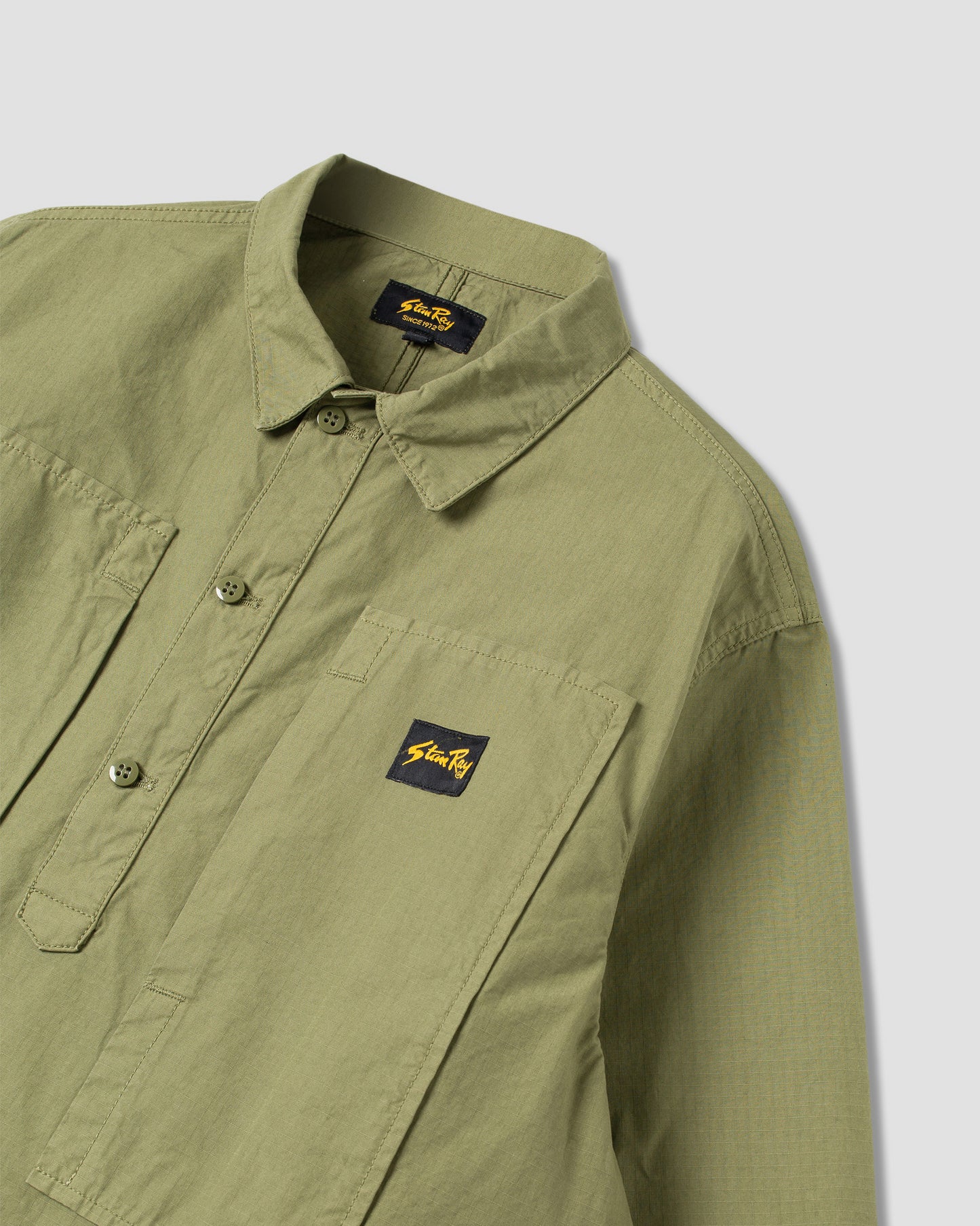 Chemise pop-over Painters (Olive Ripstop)