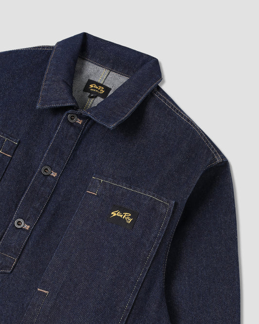 Painters Pop Over Shirt (Single Rinse Denim)