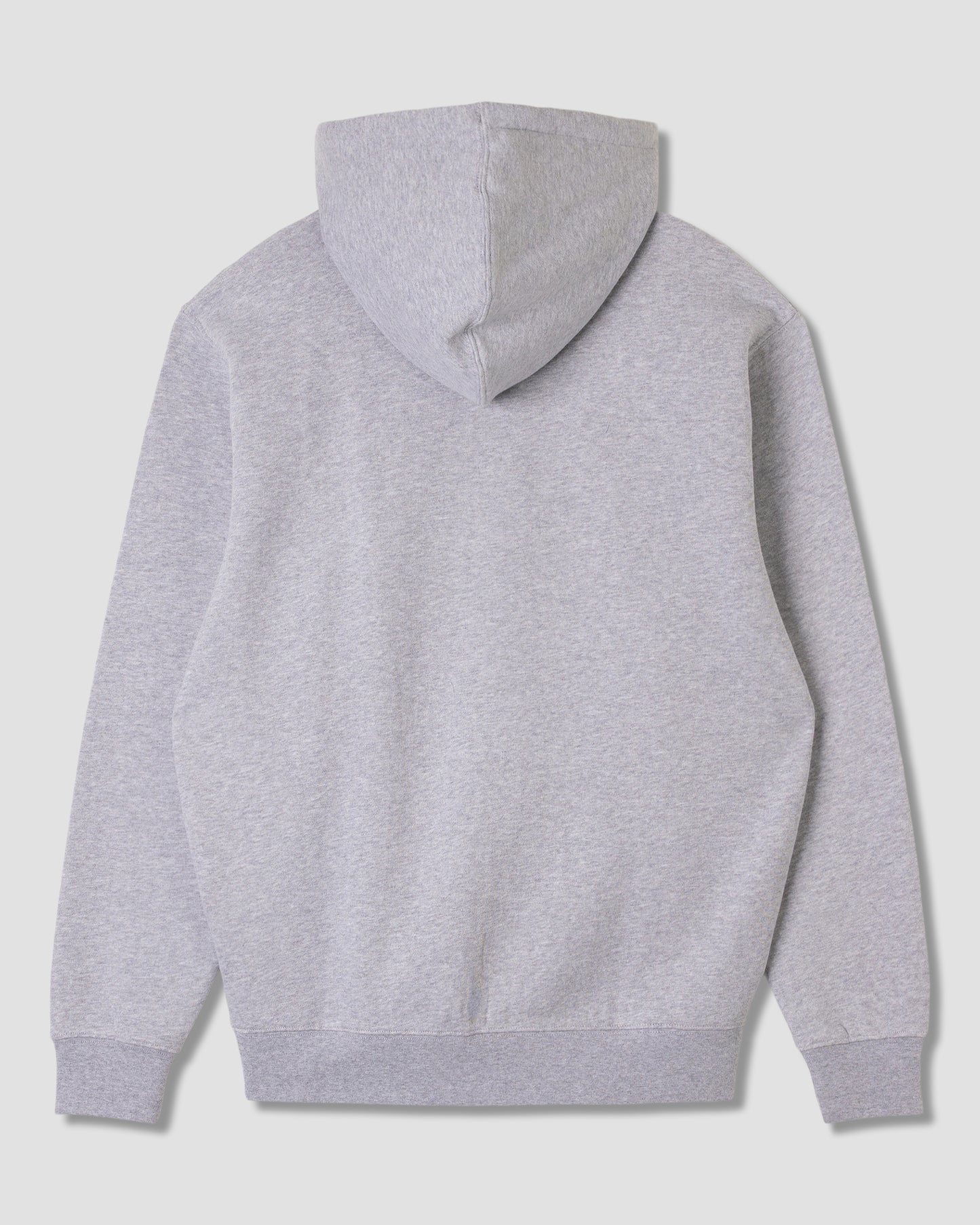 Capuche zippée avec patch (gris chiné)