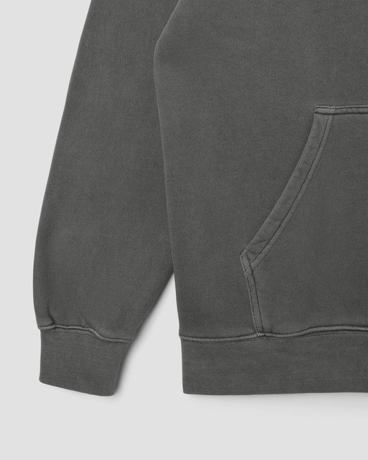 Patch Zip Hood (Washed Black)