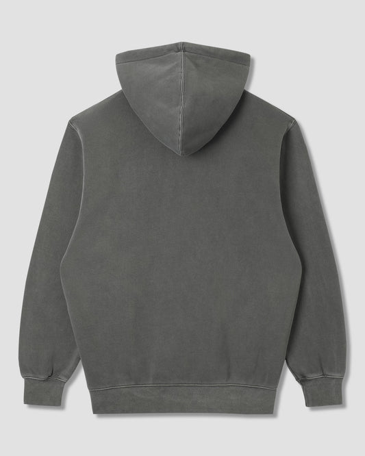 Patch Zip Hood (Washed Black)