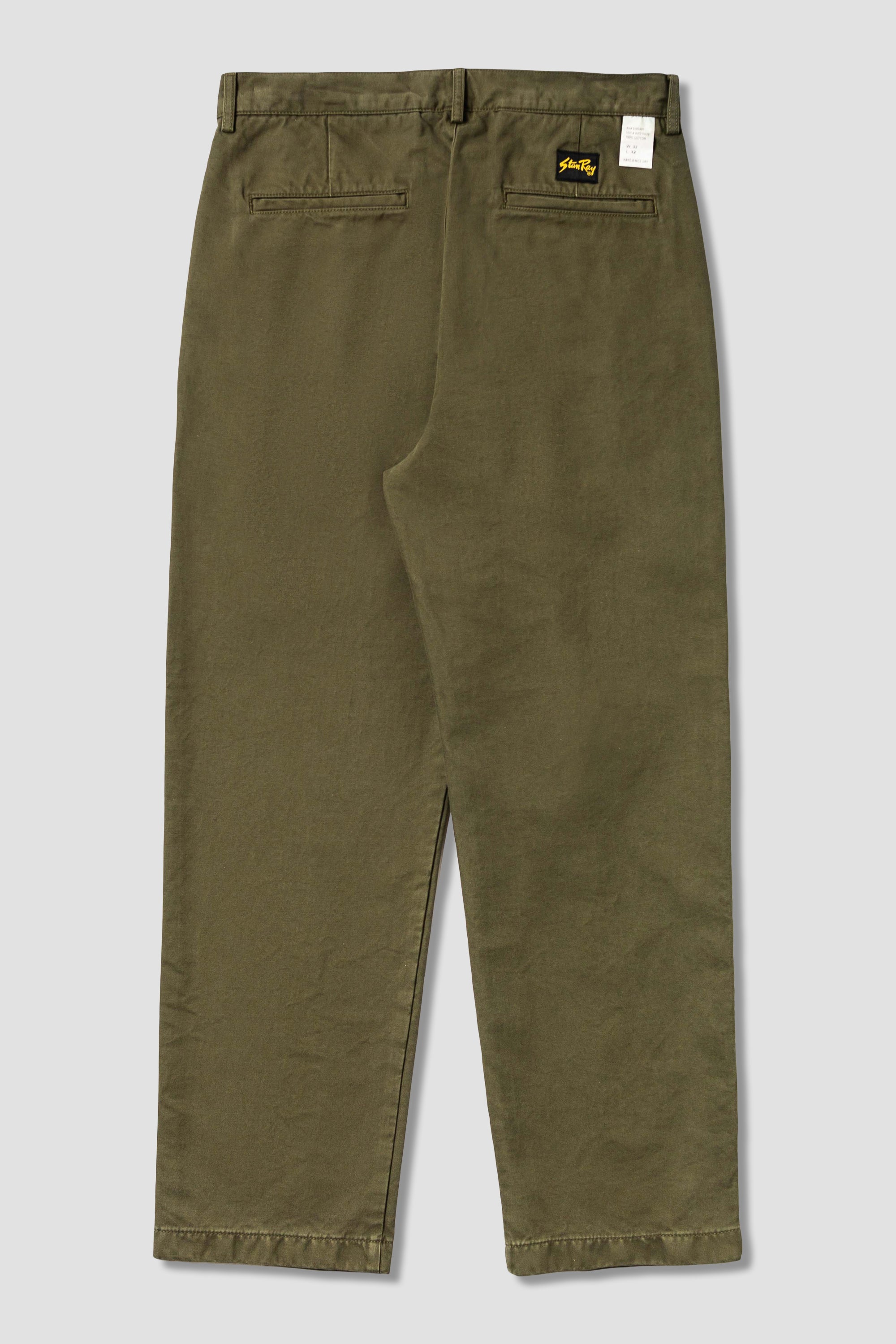 Pleated Chino (Olive Twill)