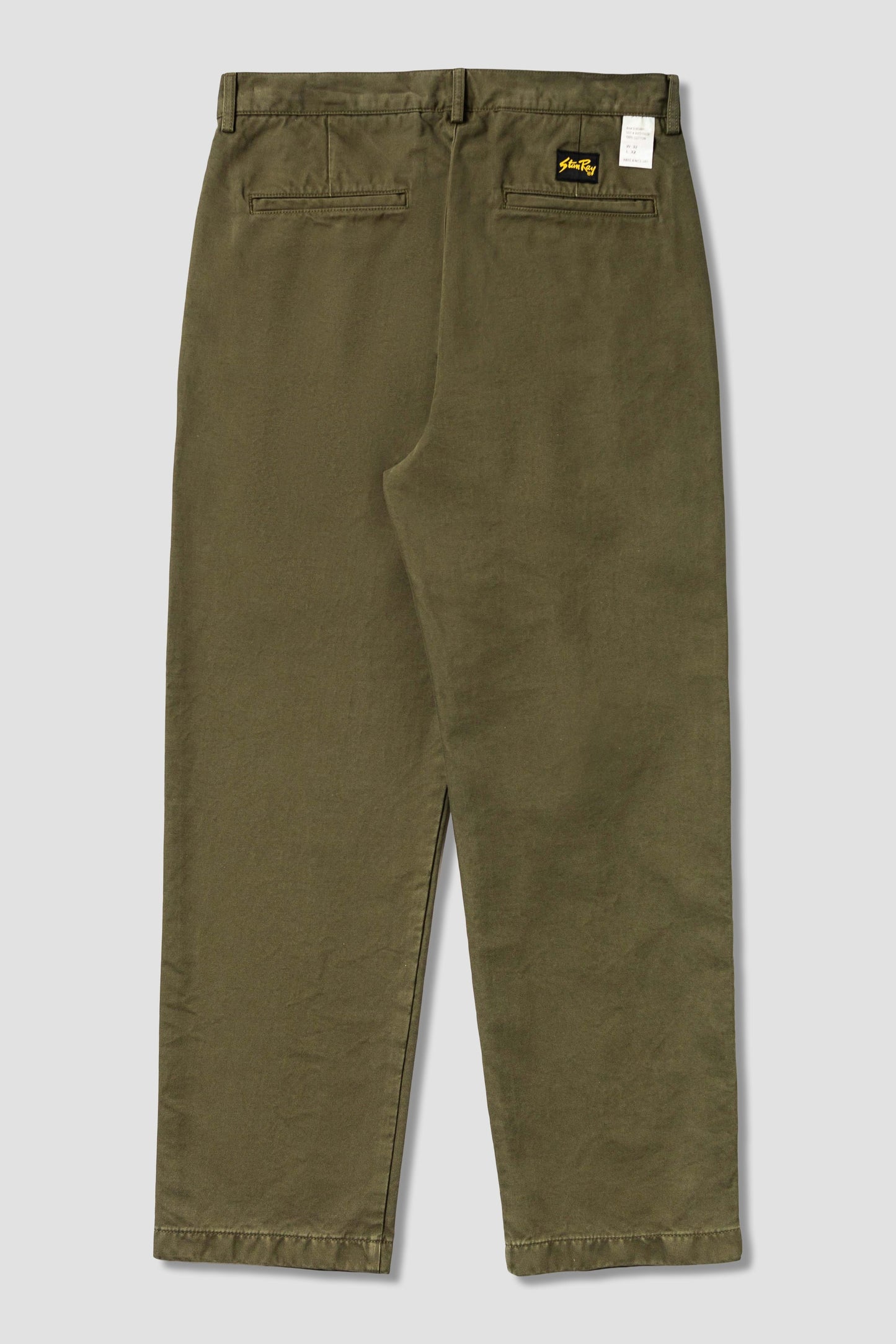Pleated Chino (Olive Twill)