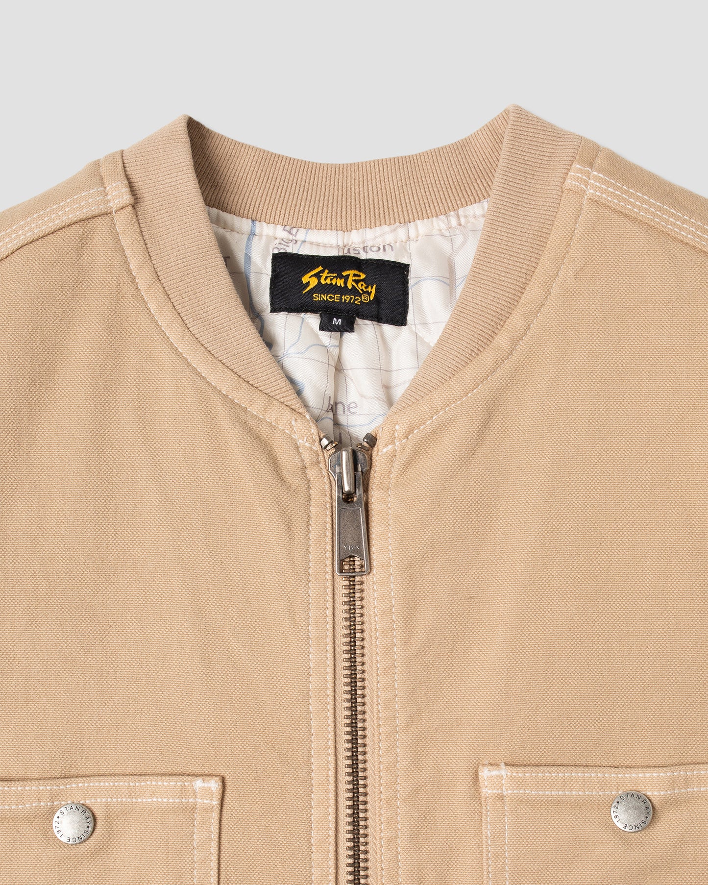 Weste mit Schweinekotelettmuster (Antikes Khaki-Entenmuster)