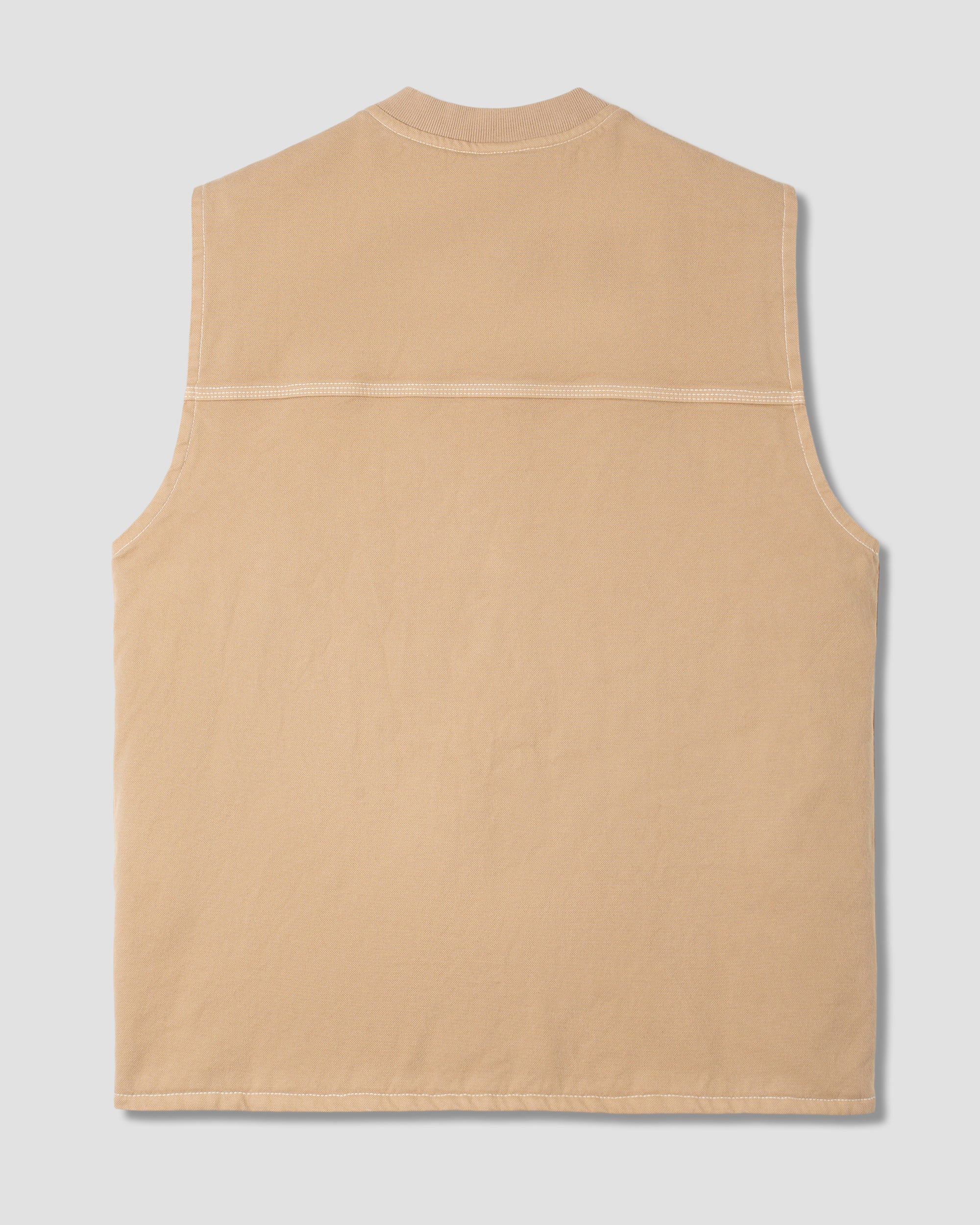 Weste mit Schweinekotelettmuster (Antikes Khaki-Entenmuster)