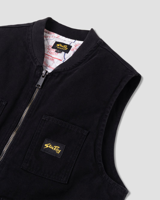 Pork Chop Vest (Washed Black Duck)