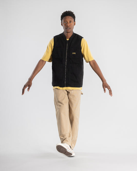 Pork Chop Vest (Washed Black Duck)