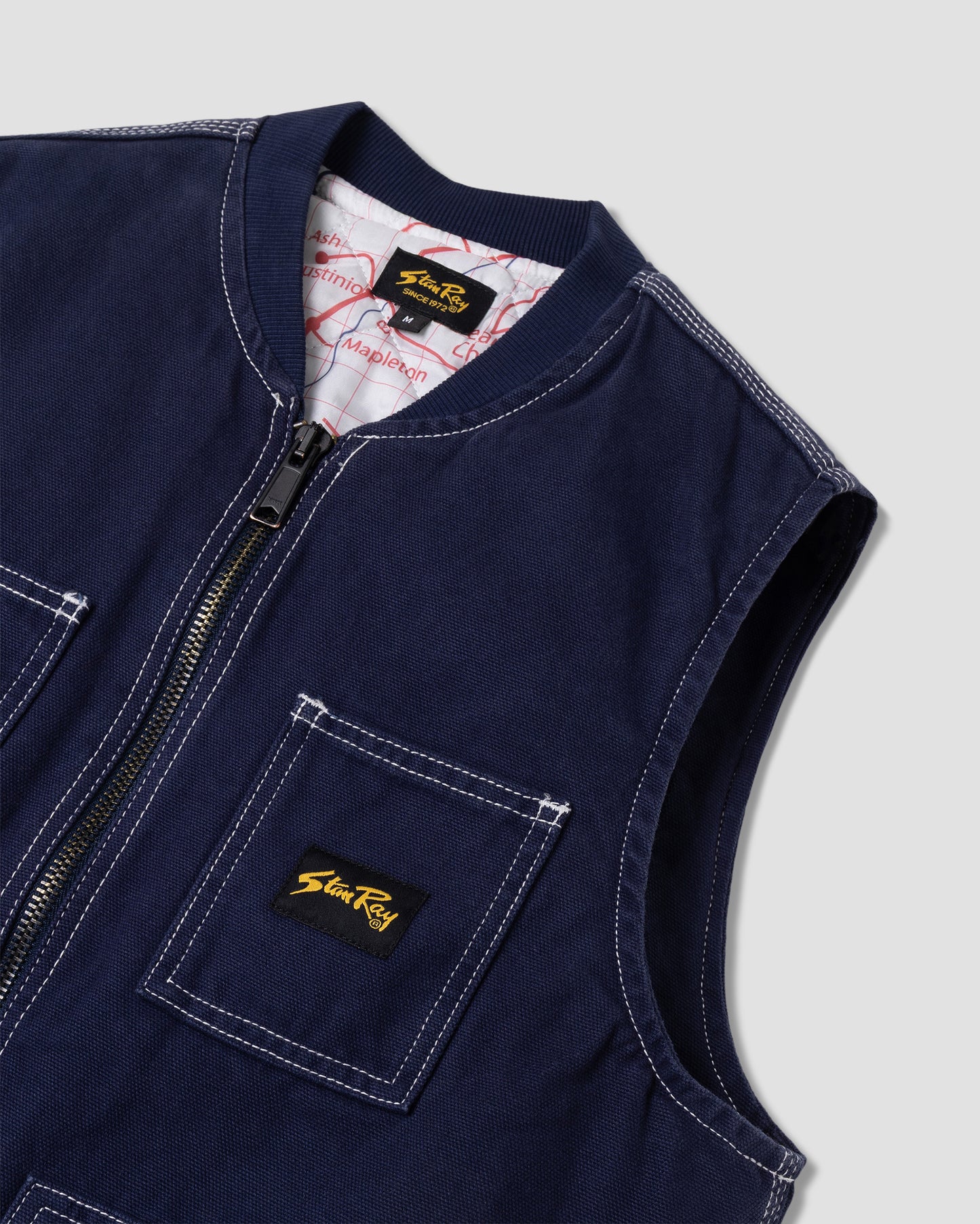 Pork Chop Vest (Washed Navy)