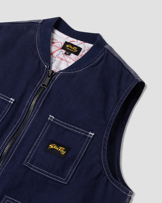 Pork Chop Vest (Washed Navy)