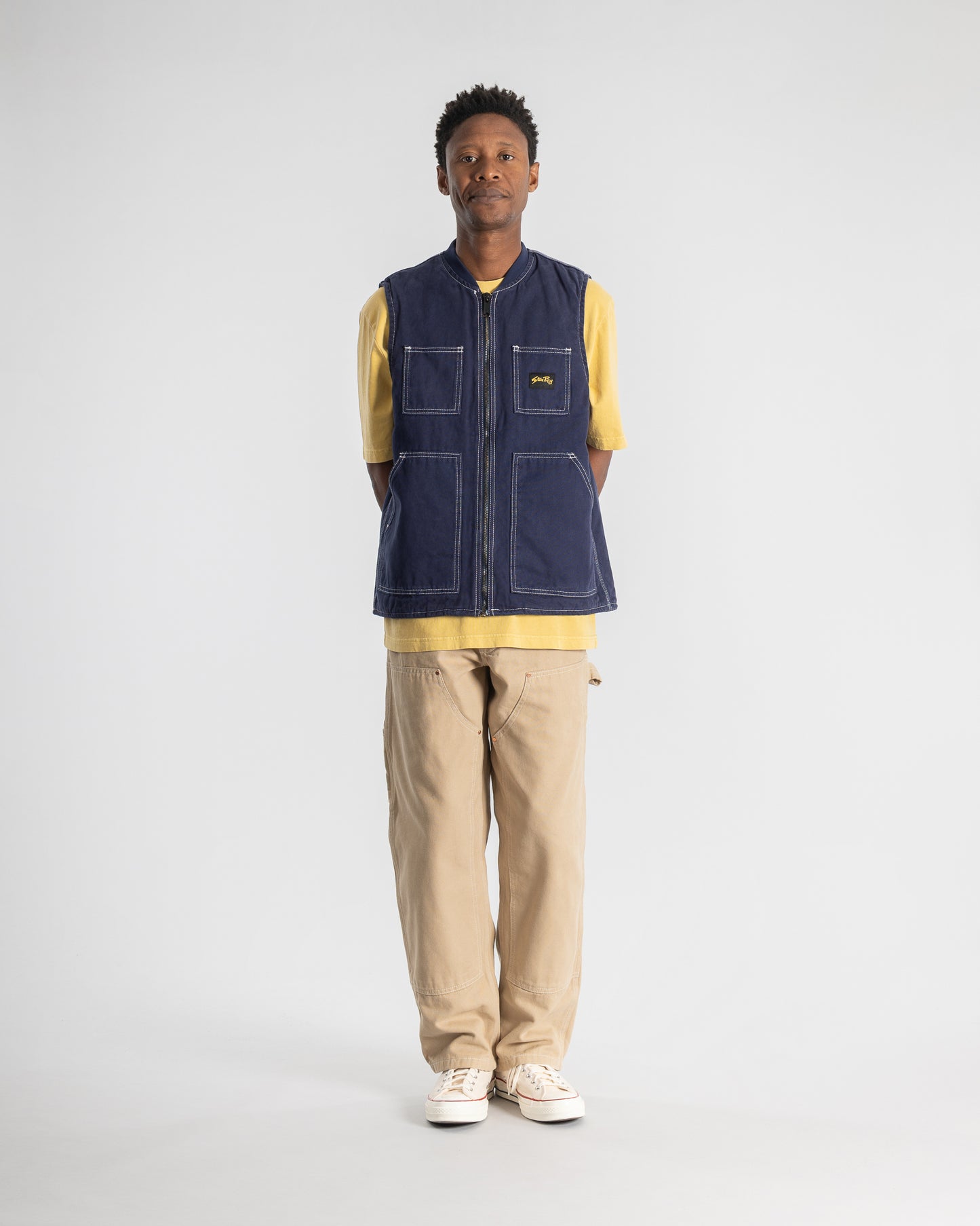 Pork Chop Vest (Washed Navy)