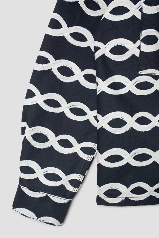 Prison Shirt (Black Wave)