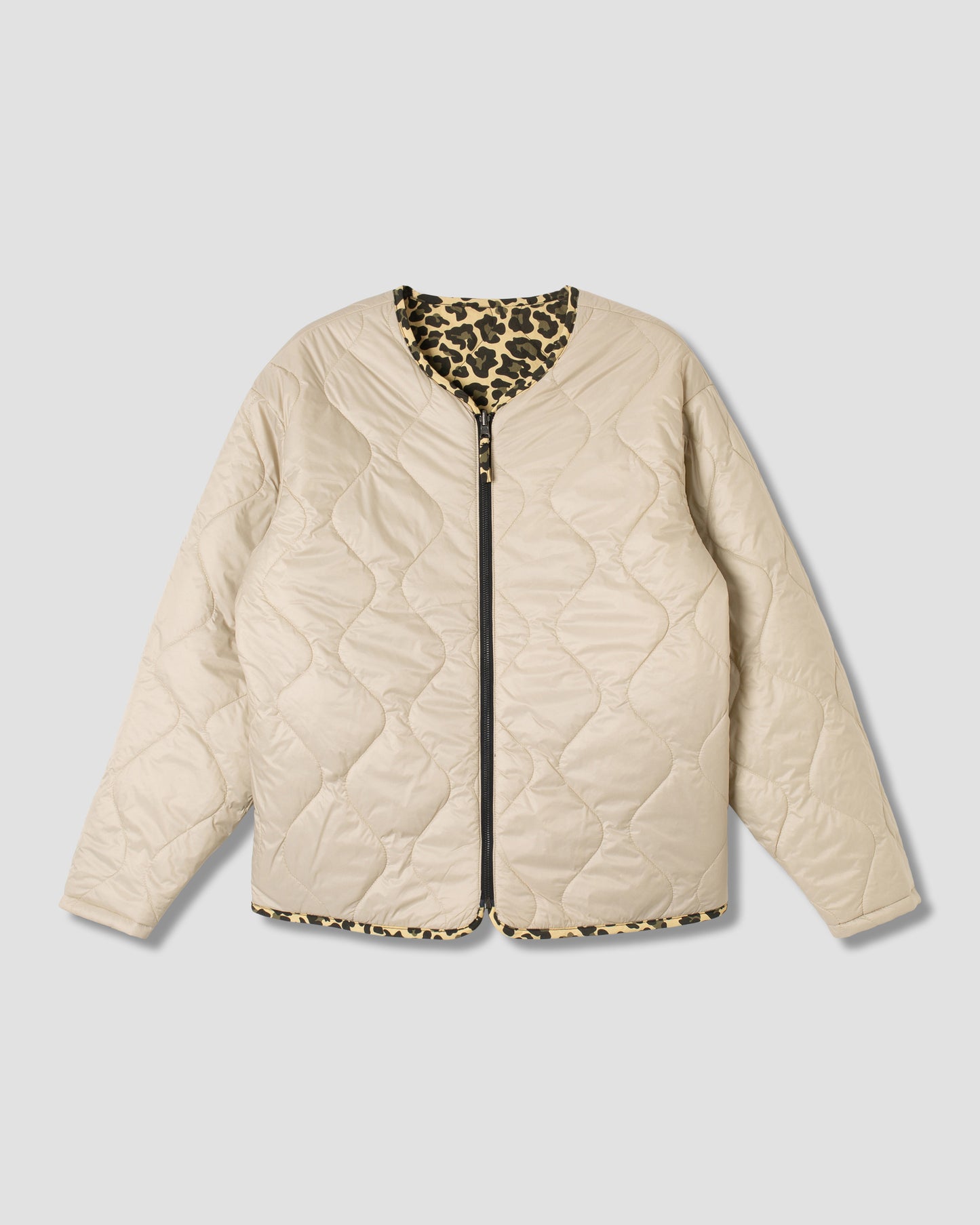 Veste matelassée (réversible camouflage léopard)