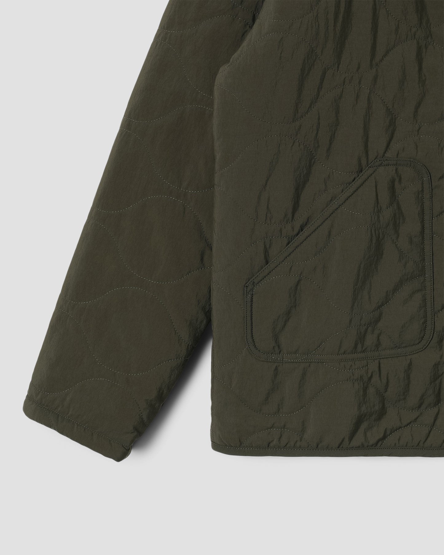 Quilted Liner Jacket (Olive)