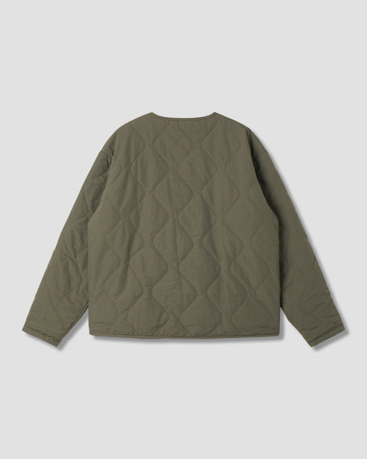Quilted Liner Jacket (Olive Reversable)