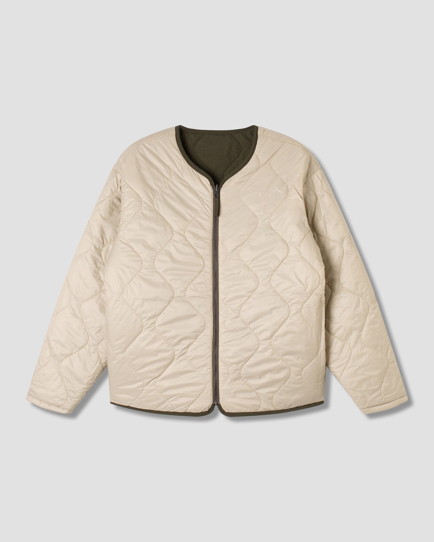 Veste matelassée réversible (olive)