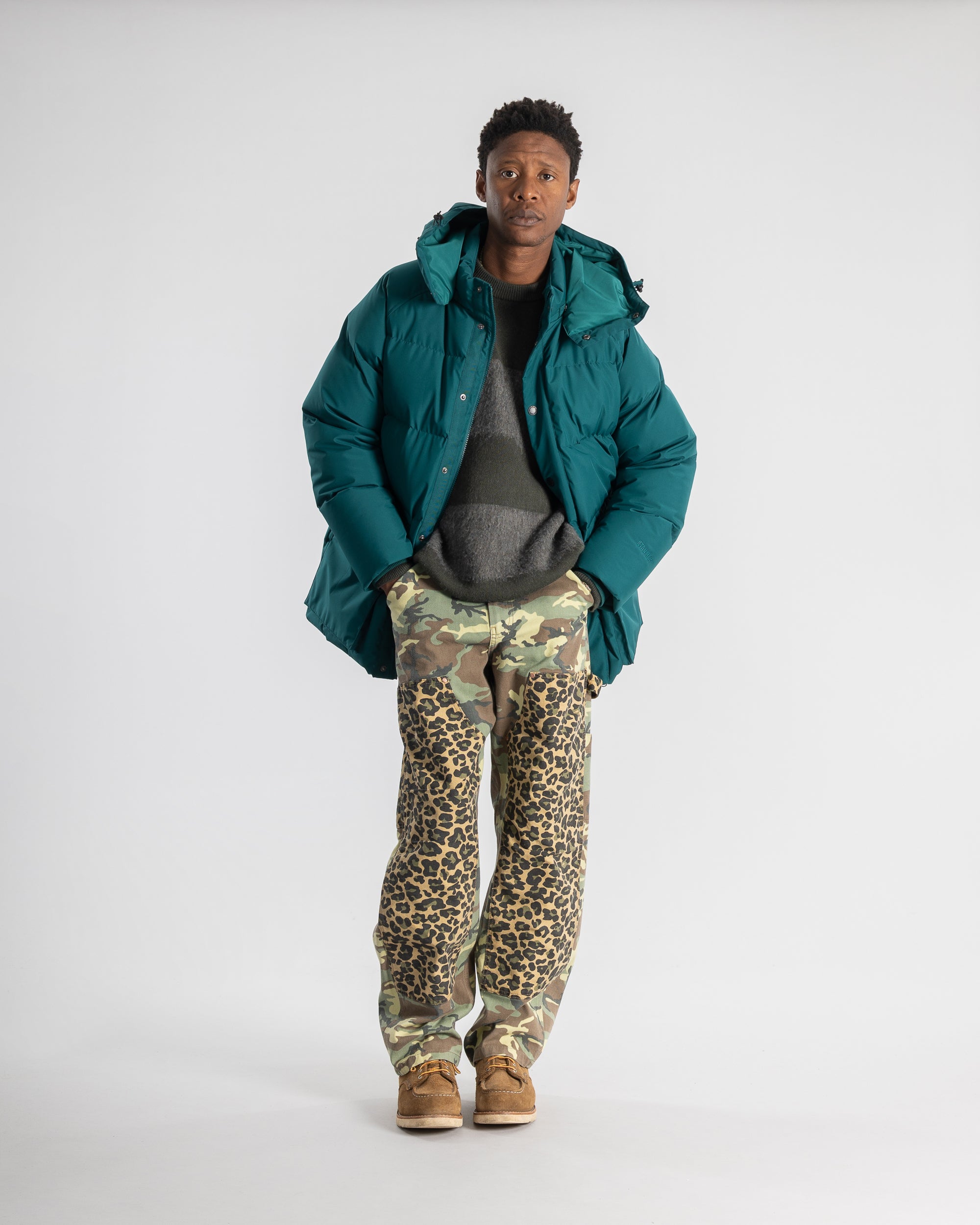 Rainproof Down Jacket (Olive)