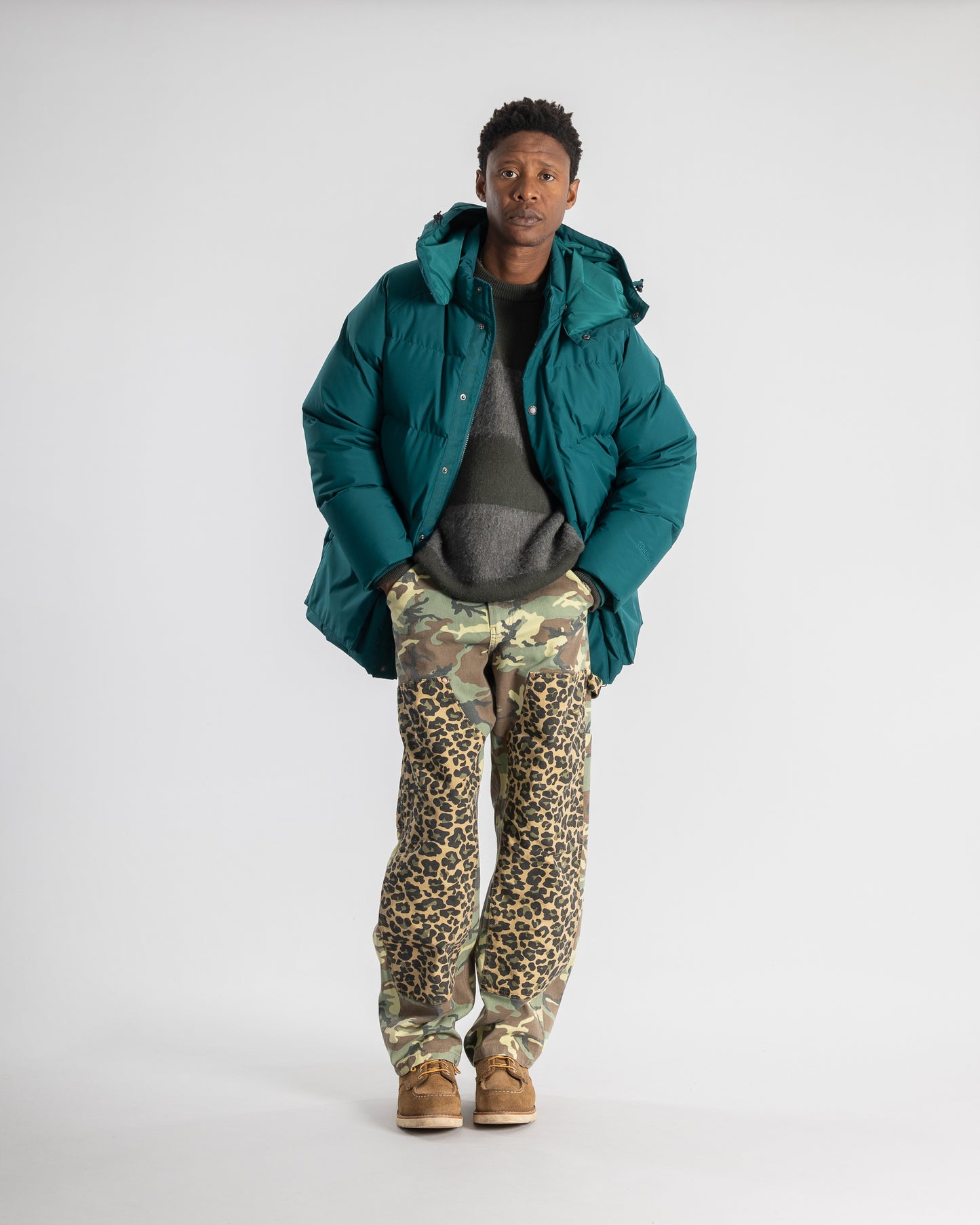 Rainproof Down Jacket (Olive)