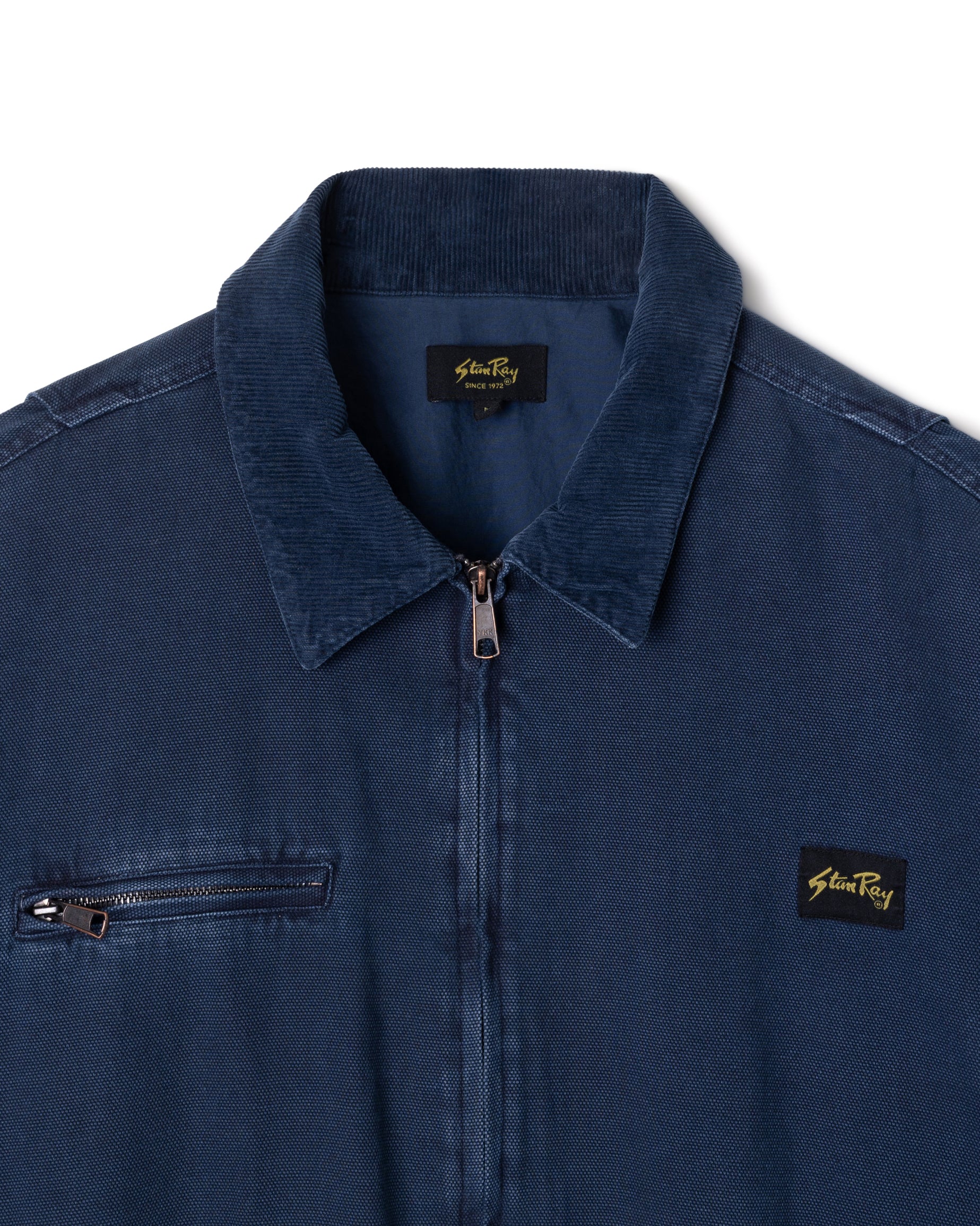 Roughneck Collared Bomber  (Washed Navy)