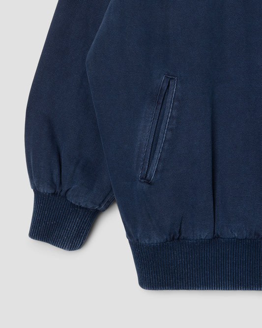 Roughneck Collared Bomber  (Washed Navy)