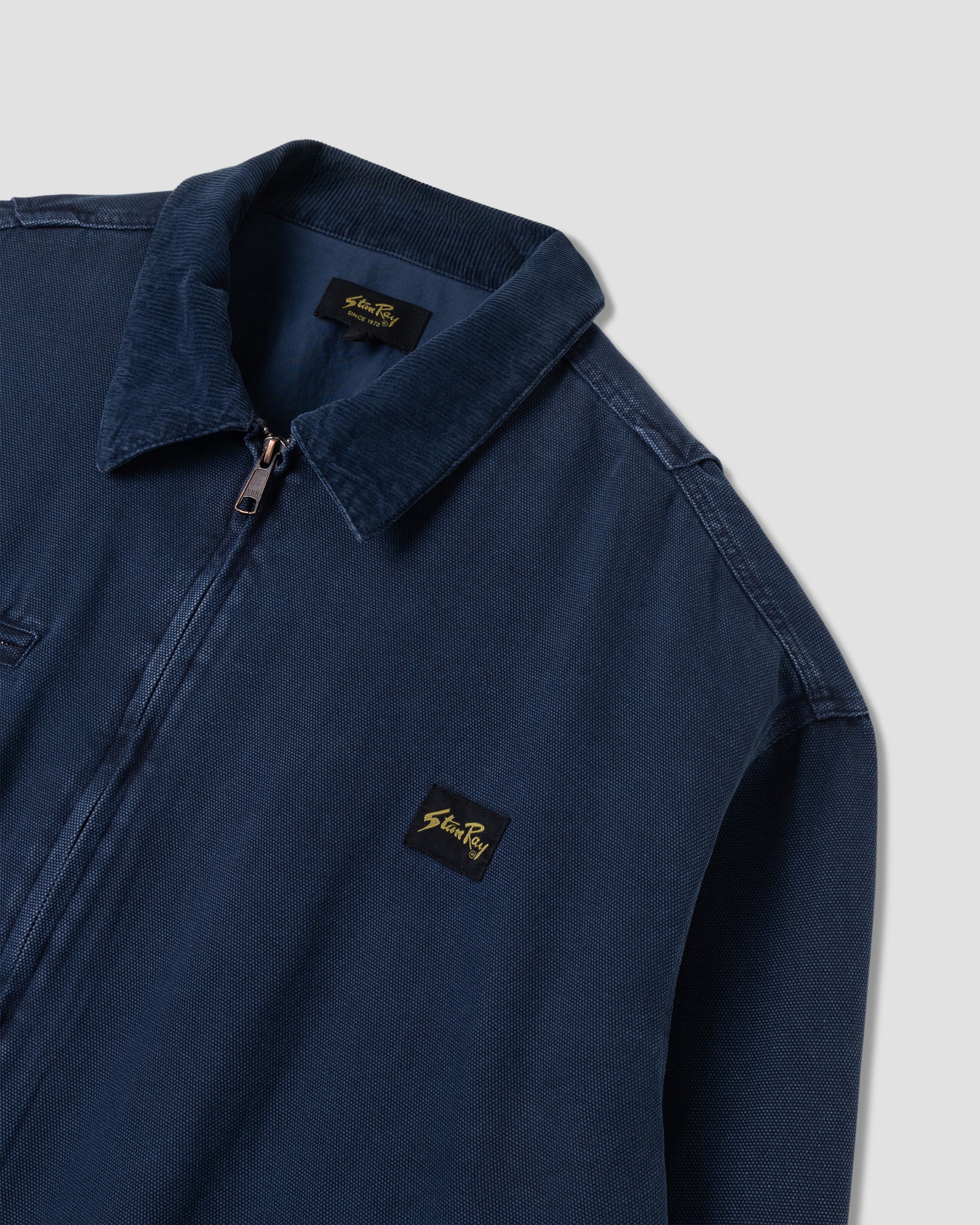 Roughneck Collared Bomber  (Washed Navy)