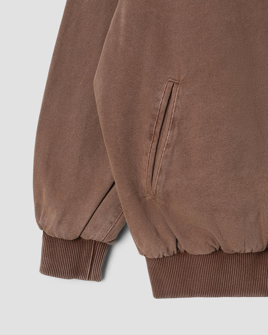 Roughneck Collared Bomber  (Washed Acorn)