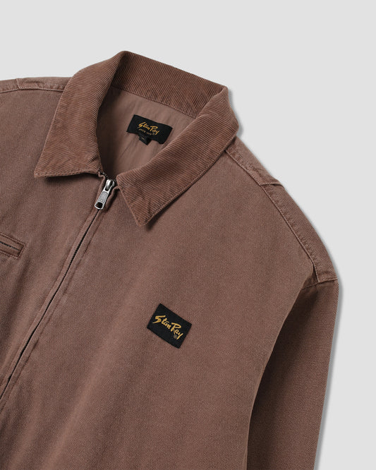 Roughneck Collared Bomber  (Washed Acorn)