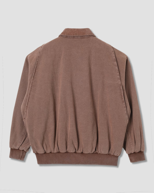 Roughneck Collared Bomber  (Washed Acorn)