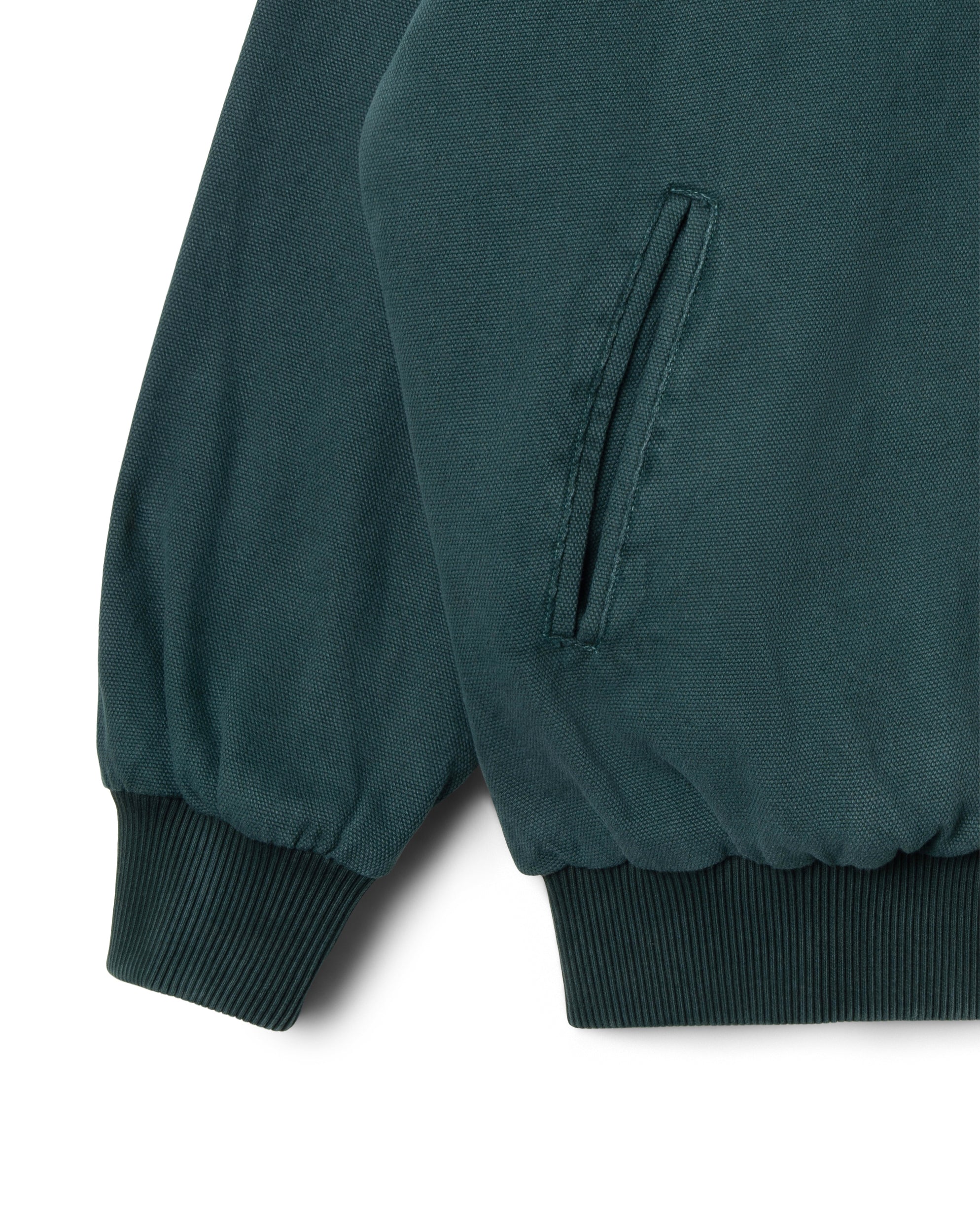 Roughneck Collared Bomber (Washed Botanical Green Canvas)