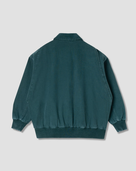 Roughneck Collared Bomber (Washed Botanical Green Canvas)