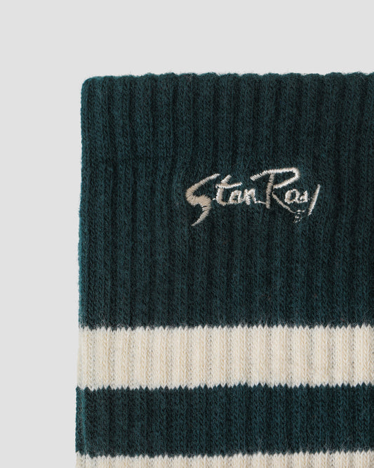 Sports Sock (Botanical Green / Natural )