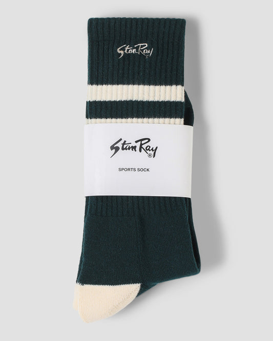 Sports Sock (Botanical Green / Natural )