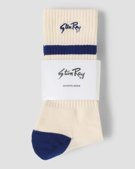 Sports Sock (Natural / Navy)