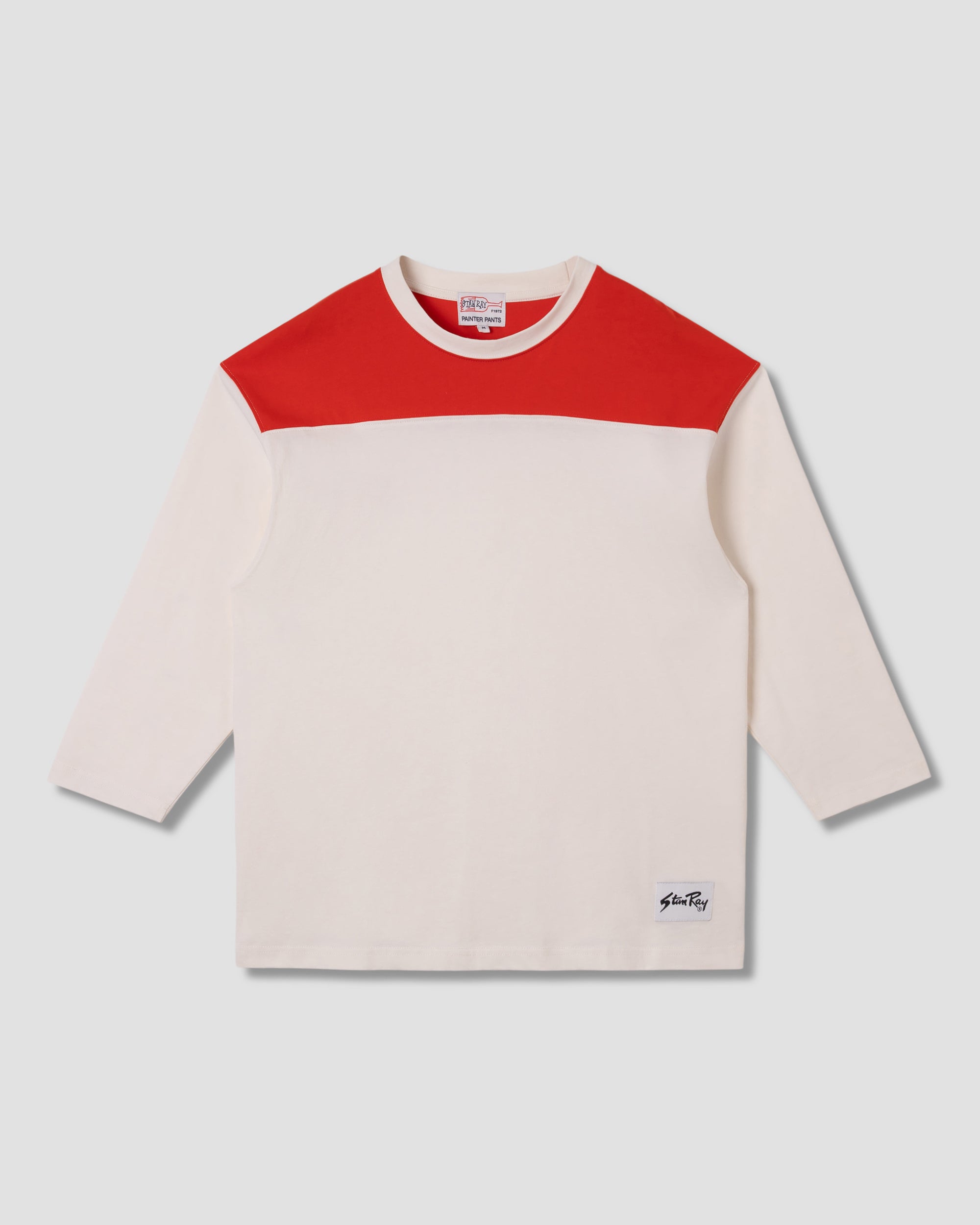 3/4 Football Tee (Red)
