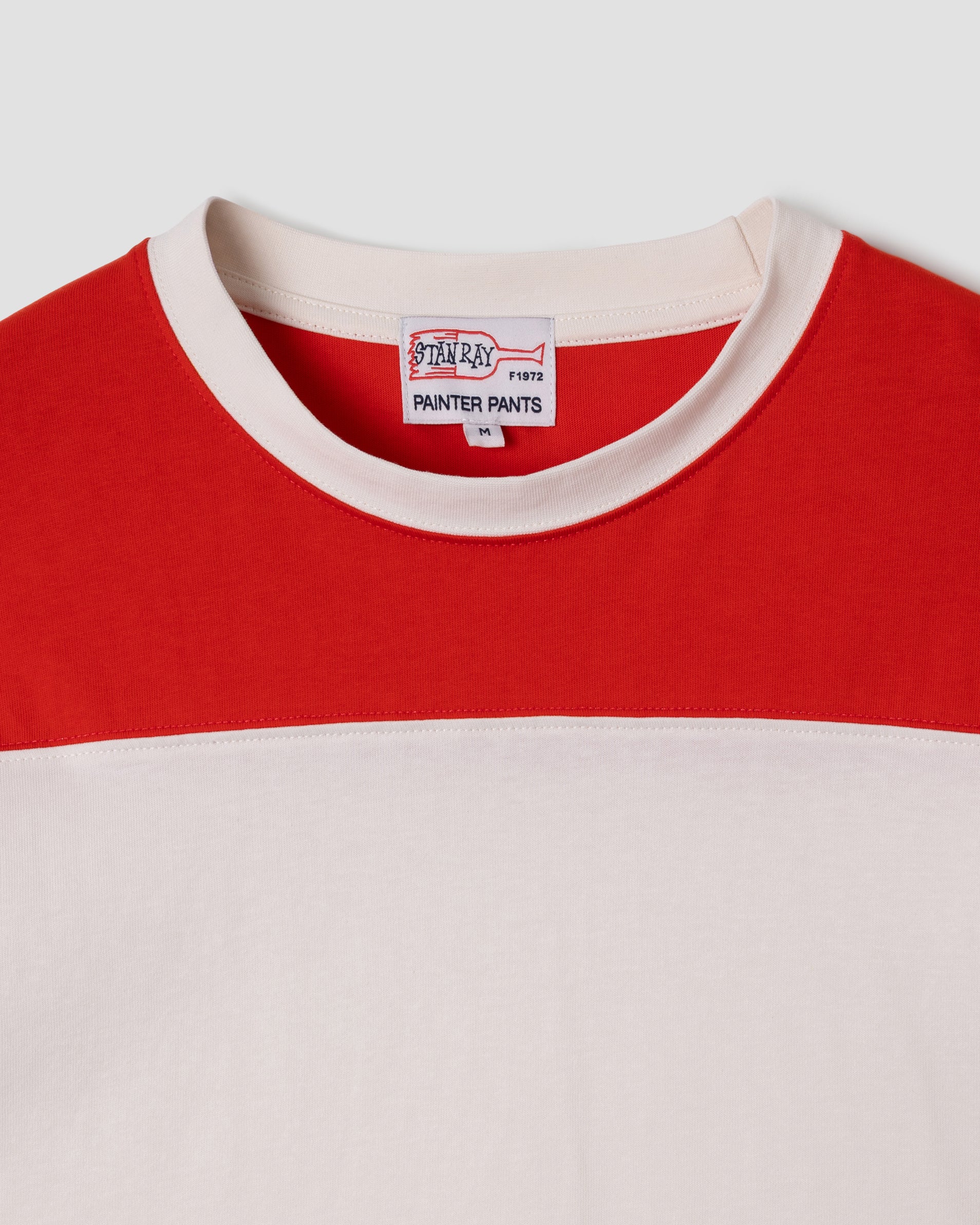 3/4 Football Tee (Red)