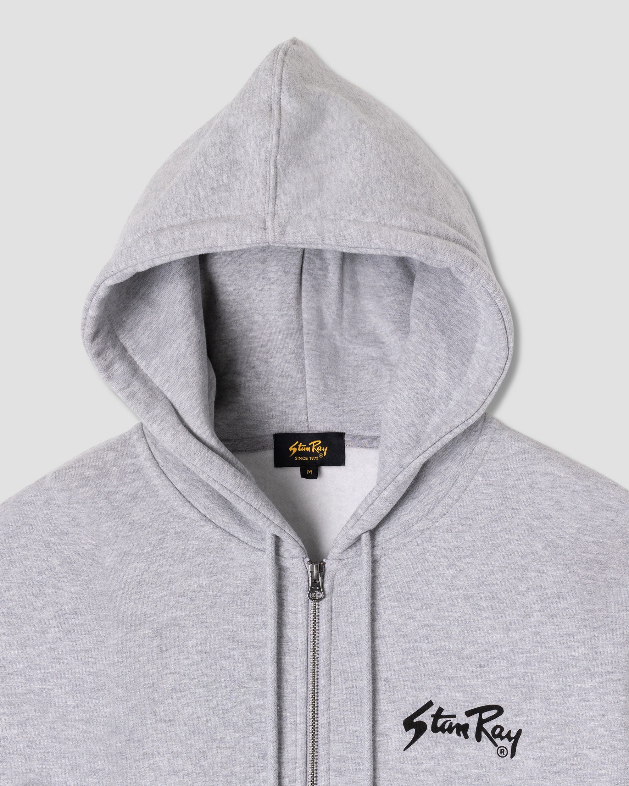Stan OG Zip Hood (Grey Heather)
