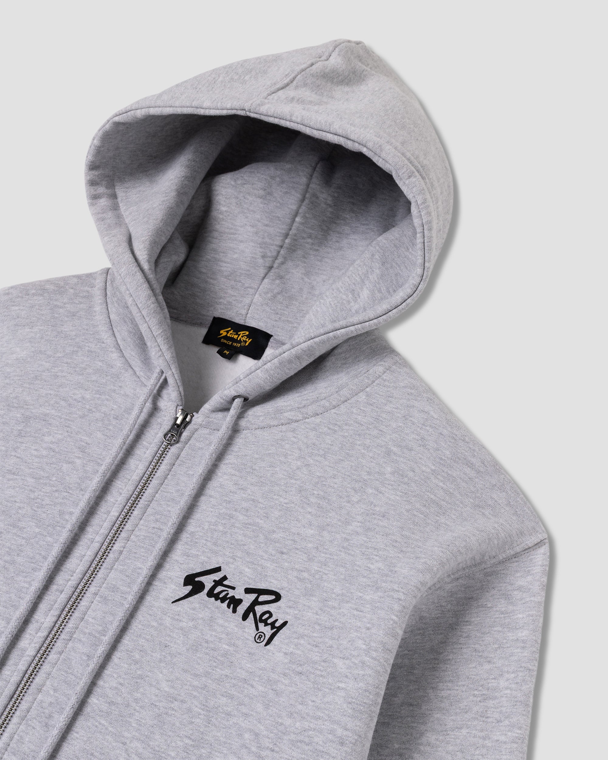 Stan OG Zip Hood (Grey Heather)