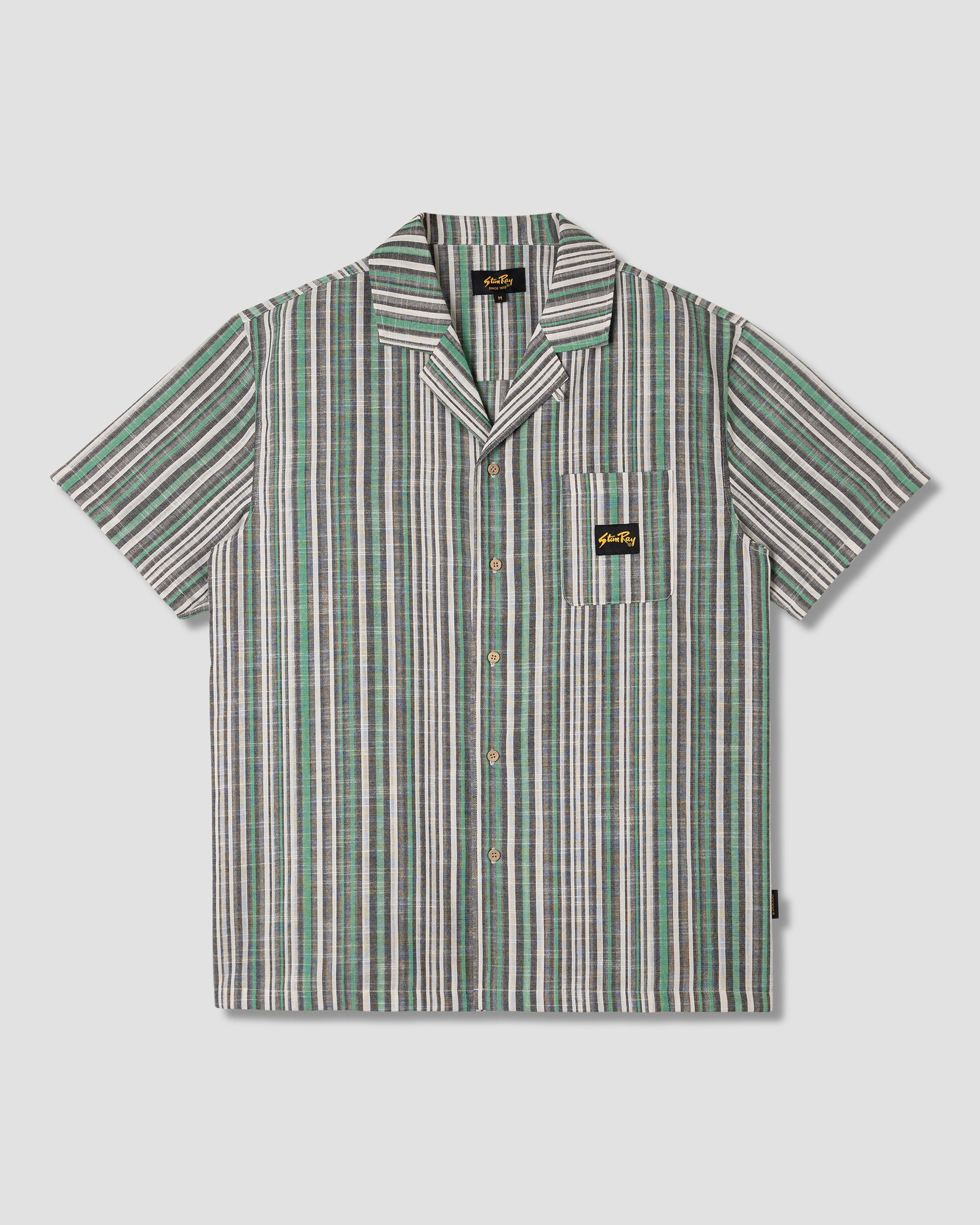 Tour Shirt (Black/Green Stripe)