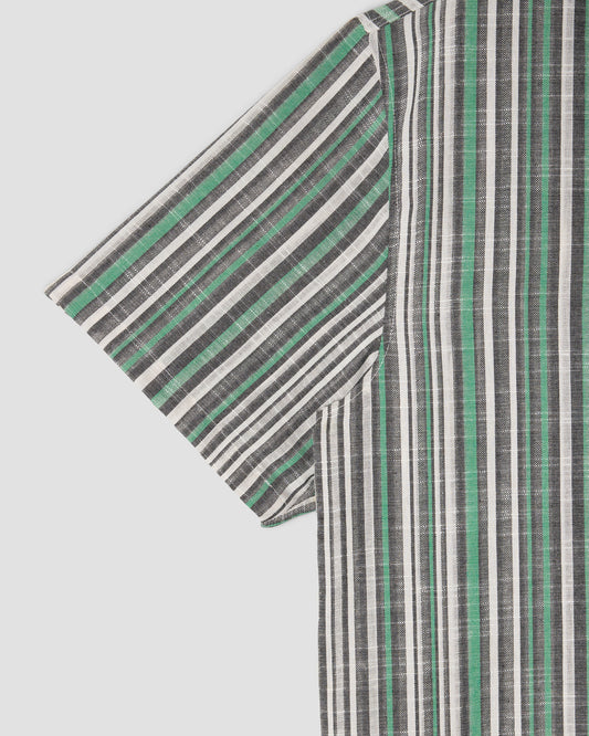 Tour Shirt (Black/Green Stripe)