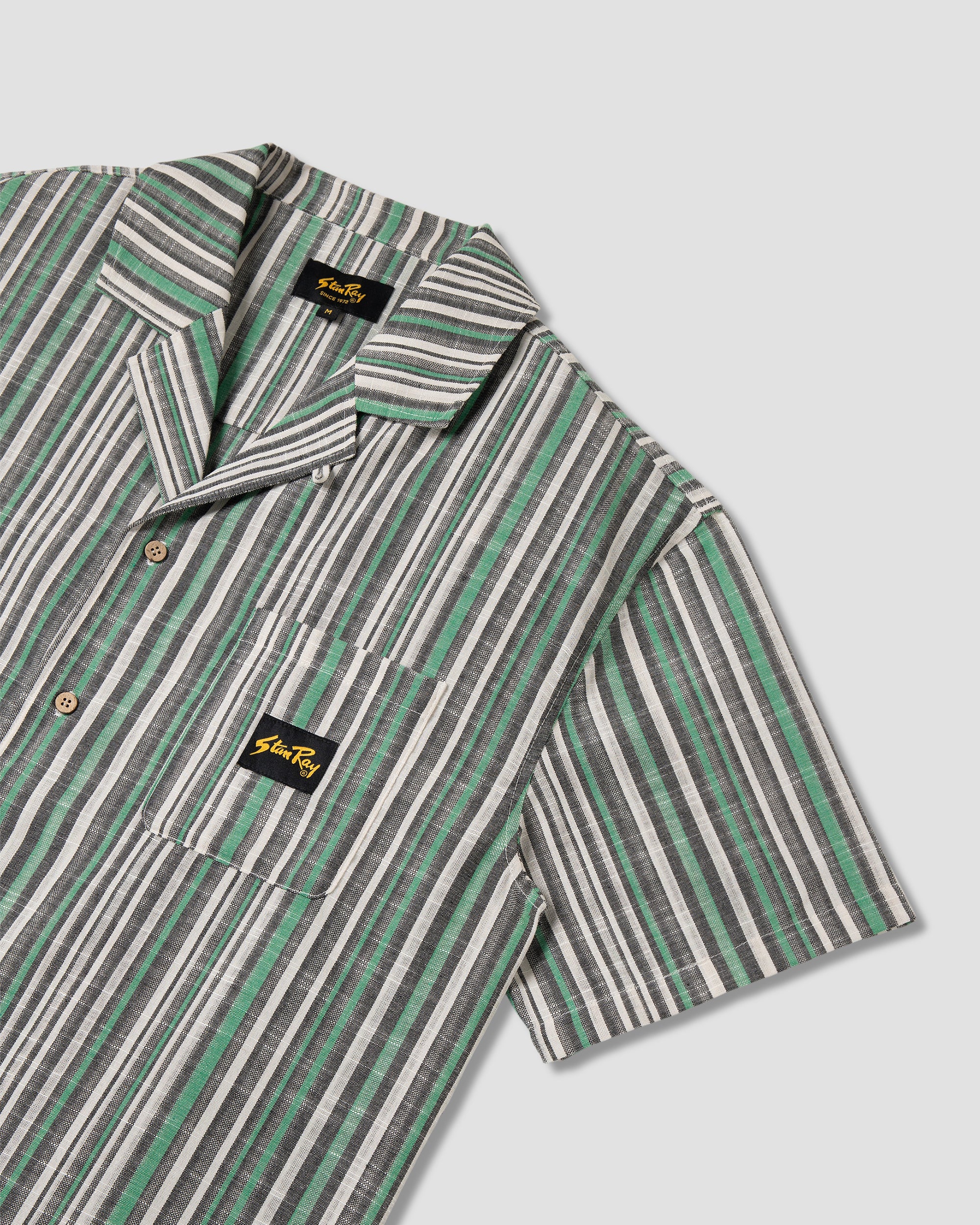 Tour Shirt (Black/Green Stripe)