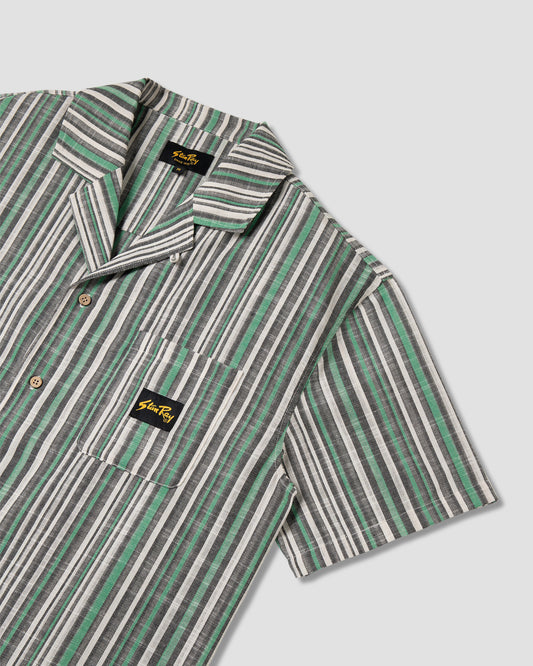 Tour Shirt (Black/Green Stripe)