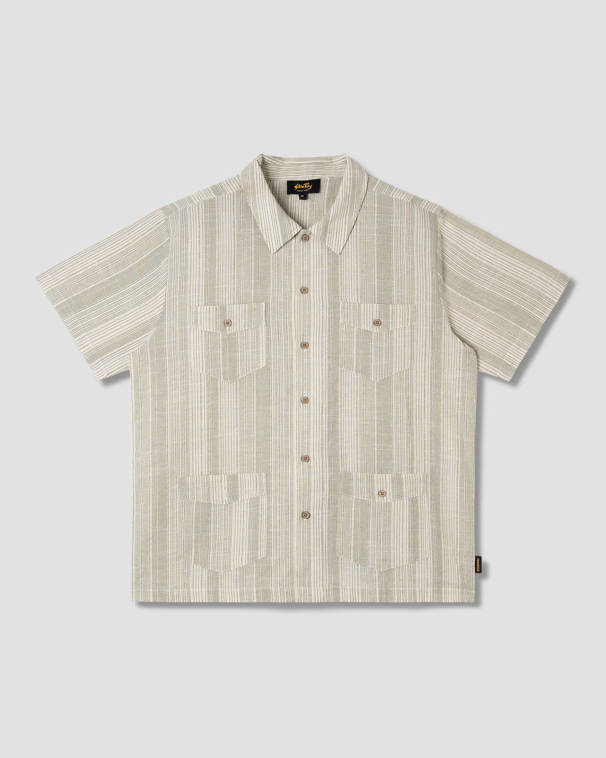 Mexicali Shirt (Green Stripe)
