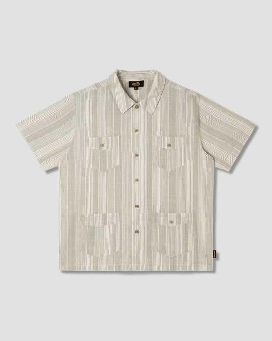 Mexicali Shirt (Green Stripe)