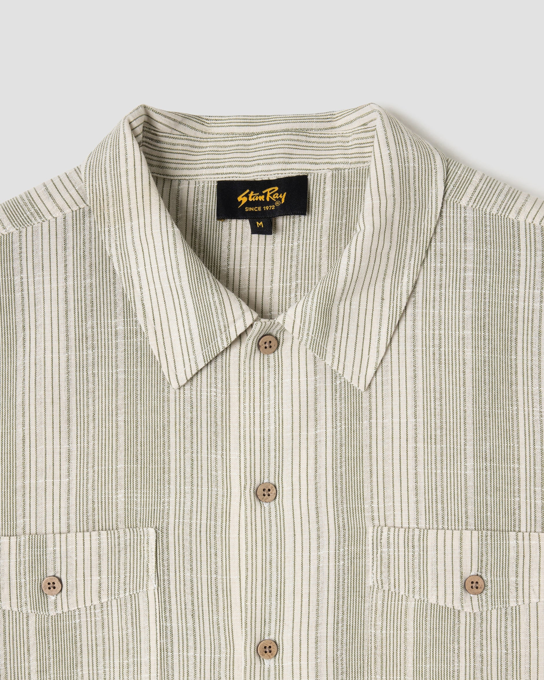 Mexicali Shirt (Green Stripe)