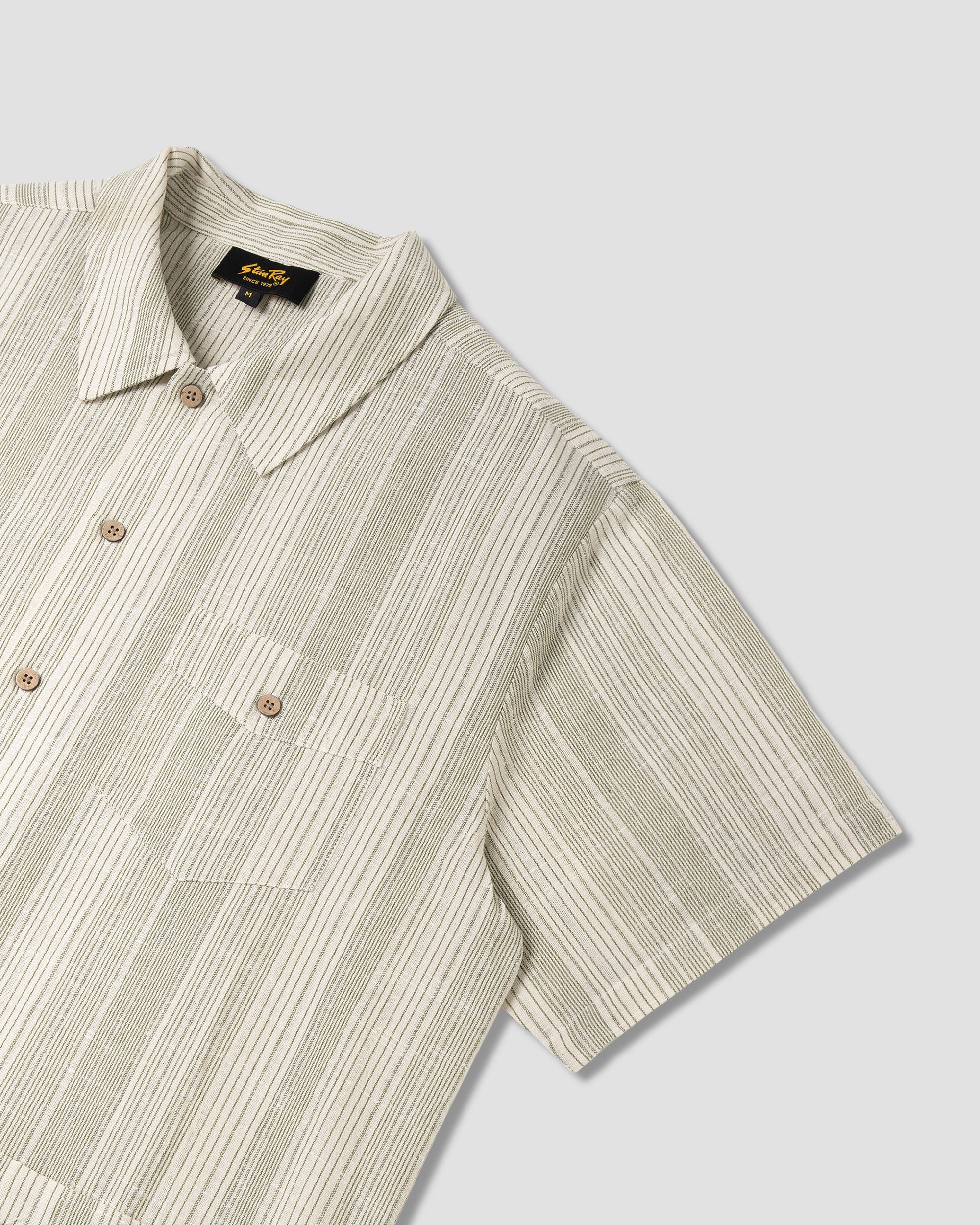 Mexicali Shirt (Green Stripe)
