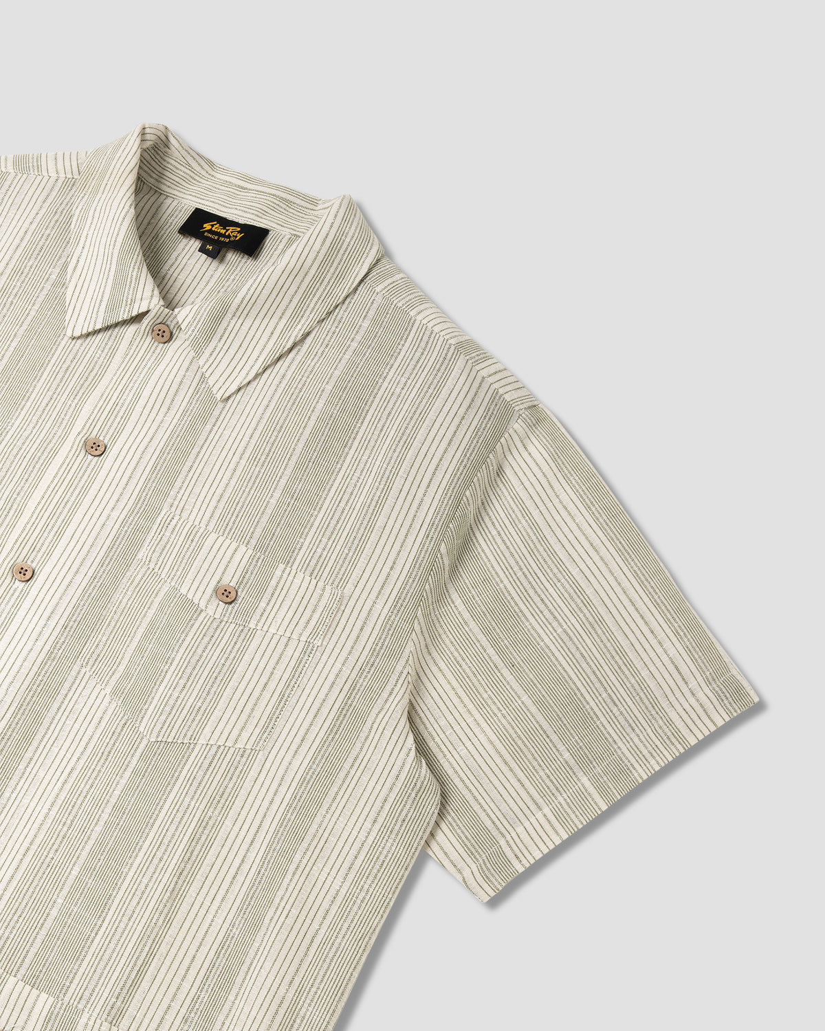 Mexicali Shirt (Green Stripe)