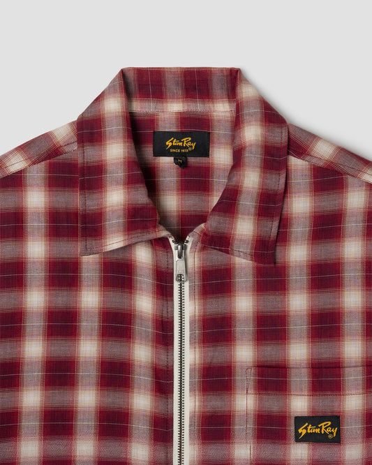 Zip Shirt (Red Check)