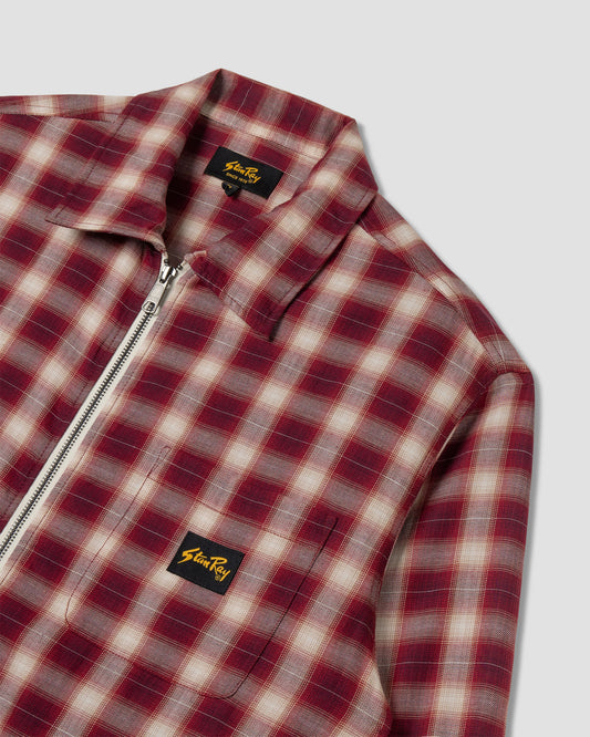 Zip Shirt (Red Check)
